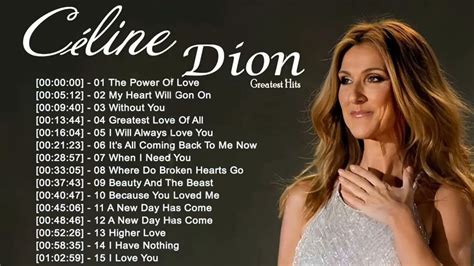 lieder celine dion|Celine Dion youtube playlist.